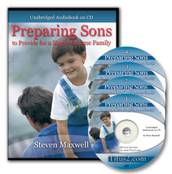 Preparing Sons (Audiobook) CD Album